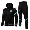 Chaqueta De Entrenamiento Con Capucha Inter Milan 2022-23 Negra - Hombre